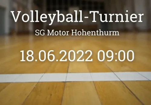Volleyball-Turnier 2022